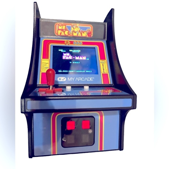 My Arcade Ms. Pac-Man Micro Player Pro 6.75" Mini Arcade Machine Video G… - Picture 3 of 7